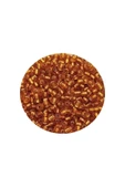Dökme Cam Kum Boncuk (11/0) 2 mm - 20 Gram -  Koyu Bal Rengi - BNC035 - 2
