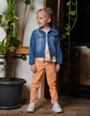 Kız Çocuk Pantolon, Gömlek , Ceketli Takım M00720 thumbnail 3