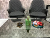 Yeşil Doğal Ahşap Küp Saksı ve Canlı Kaktüs - 3