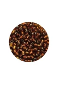 Dökme Cam Kum Boncuk (8/0) 3 mm - 60 Gram - Şeffaf Kahve - BNC198 - 2