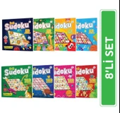 Y.Z Stickerlı Sudoku Seti (8 Kitap - 700 Adet Sticker) - 1