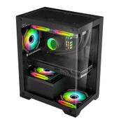 Xaser Xsr1015 i5 7400 16GB Ram 256GB SSD 4GB RX550 Ekran Kartı 24" Curved Oyun Bilgisayarı - 2