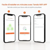 Tenda MW3 3Lü Paket 1200Mbps Tüm Ev Mesh Sistemi - 8