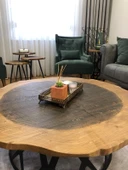 Kırmızı Doğal Ahşap Küp Kaktüs Saksısı - 3