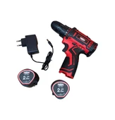 Attlas Eco CDD-202C Kutulu 2 X 2.0 Ah  Li-Ion 12V 28 NM Tork Akülü Vidalama Matkap - 2