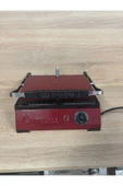 Atababa Ultra Plus Organik Demir Döküm Bordo Izgara & Tost Makinası Izgara Aparatlı,fırçalı 30x23 cm Uyumlu - 6