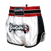 DragonDo MT3075 Retro NEO Kick Boks Şortu Beyaz Muay Thai Şort - 3