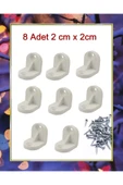 Beyaz Köşebent 2cm X 2 Cm 8 Adet - 1