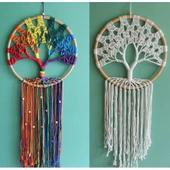 Rüya Kapanı Dream Catcher Hayat Ağacı Model 2 - 1