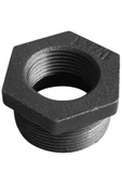 3/4"-1/2" Nipel Redüksiyon Siyah - 1