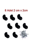 Siyah Köşebent 2cm X 2 Cm 8 Adet - 1
