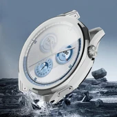 Huawei Watch GT5 46mm Kasa Kılıf Ve Ekran Koruyucu 360 Tam Koruma Kapak  GÜMÜŞ - 5