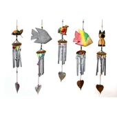 Periboia Üstü Ahşap Altı Metalli Rüzgar Çanı - 1