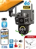 Ventus V380Pro X36 4G Solar Panel Dual Lens 6MP Gece Görüş Sesli Akıllı Kamera Türkçe Uygulama ve Uzaktan İzleme - 1