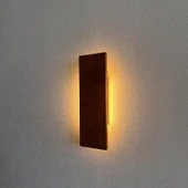 4 Yöne Led Işık Veren Dikey Ahşap Modern Duvar Apliği (Alindi053) - 2