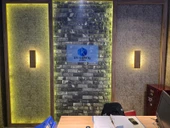 4 Yöne Led Işık Veren Dikey Ahşap Modern Duvar Apliği (Alindi053) - 4