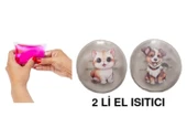 SEVİMLİ KEDİ VE KÖPEK CEP SOBASI,EL ISITICI,2 ADET SICAK SU TORBASI PVC  9cm thumbnail 6