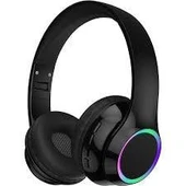 RGB Işıklı Kulak Üstü Gaming Bluetooth Gecikme Önleyici Net Ses 5.1 Destekli Bluetooth Kulaklık - 1