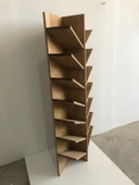 14 Basamaklı Dikey Masif Panel Ayakkabılık (Alindi002) - 2