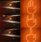 Uzaktan Kumanda İle Komik Ledli Parmak Hareketleri - 4