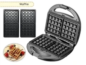 HZL 6 sı 1 arada Tost Makinası, Donut, Waffle, Ceviz Kurabiye, Sandviç Aparatlı Makina - 1