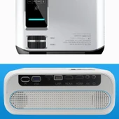 E500S Görüntü Aktarımlı 1080P Ultra HD HDMI 150 inch Wifi 500 ANS Hoparlörlü Projeksiyon Cihazı - 5