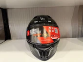 KASK MT STINGER A12 PARLAK SİYAH - 5