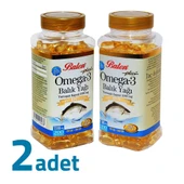 Balen Plus+ Omega-3 Balık Yağı Yumuşak Kapsül 200 Kapsül x 1380mg x 2 Kutu - 1