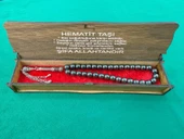 HEMATİT TAŞI TESBİH ÖZEL KUTUSUNDA HEDİYELİK DOĞALTAŞ T-804 - 3