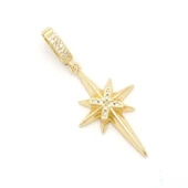 Ajda Charm Çelik Altın Kaplama Kadın Kuzey Yıldızı Model-CHR-103 thumbnail 3