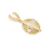 Ajda Charm Çelik Altın Kaplama Kadın Taşlı Model-CHR-101 thumbnail 3