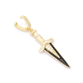 Ajda Charm Çelik Altın Kaplama Kadın Kılıç Model-CHR-102 thumbnail 2