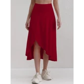 Lucky Life Kadın Cep Detay Taytlı Sandy Etek - 5