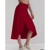 Lucky Life Kadın Cep Detay Taytlı Sandy Etek - 2