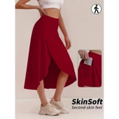 Lucky Life Kadın Cep Detay Taytlı Sandy Etek - 3