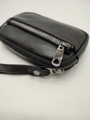 Küçük Deri El Çanta Fermuarlı Anahtar Koyma Bölmeli - 1