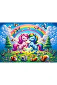 Art Puzzle Art Çocuk Pegasus Ve Gökkuşağı 25 Parça Puzzle - 2