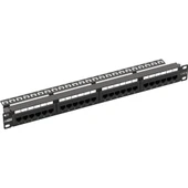 AGER AC-611-24E 8P8C,LSA,ALTIN KONTAK 24 PORT CAT6 DOLU 1U ZIRHSIZ PATCH PANEL - 5