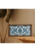 20 X 40 Cm Çini Mia-1020 Ahşap Fırınlanmış Kuru Kayın Çinili Sunum Tepsi - 5