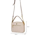 U.S. Polo Assn. Çapraz Askılı Kadın Çanta Ekru Us25174 - 6