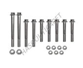 Hsgl Motorsiklet CG 125 Motor Bağlantı Civata somun seti 9 lu civata somun takım thumbnail 4