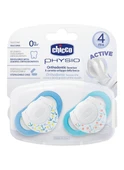 Chicco Physio Silikon Emzik 4m+ 2'li - Mavi - 1