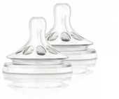 Avent Natural Biberon Emziği 1m+ 2'li 8710103873914 - 1