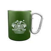 Orcamp Karabina Saplı Çelik Kupa Bardak Yeşil OUT-1850 - 1