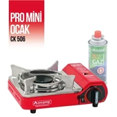 Tekli Çantalı Mini Portatif Ocak Kırmızı CK-506 - 1