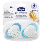 Chicco Physio Kauçuk Emzik +4ay - Mavi - 1