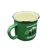 Orcamp Retro Emaye Kupa Bardak Adventure Yeşil OUT-1900 - 2
