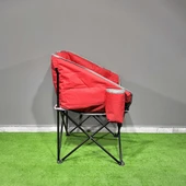 Argeus Balcony Comfort Katlanabilir Kamp Sandalyesi Kırmızı thumbnail 2