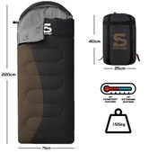 Uyku Tulumu - Blink - Kahve - Extreme -15C° - Savage YS-507 - 2