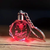I Love You Tasarım Renk Değiştiren Anahtarlık - 1